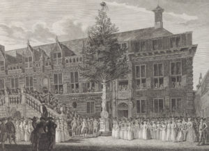 Het planten van de vrijheidsboom in Alkmaar, 1795