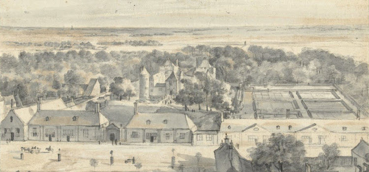 Heren, heerlijkheden en heerlijke rechten Roelant Roghman, slot Schagen. Bron: Rijksmuseum Amsterdam